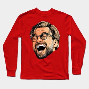 klopp happy face Long Sleeve T-Shirt